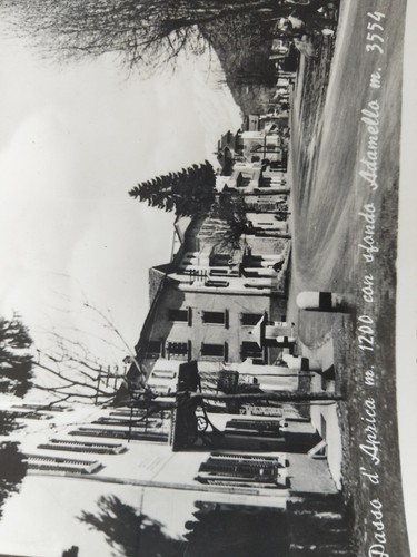 Cartolina antica aprica passo - antica,