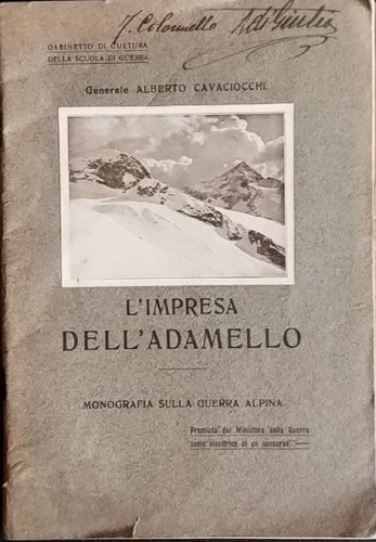Impresa dell adamello - l'impresa, dell'adamello